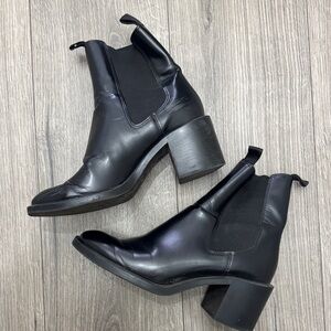 H&M Black Heeled Ankle Boots
